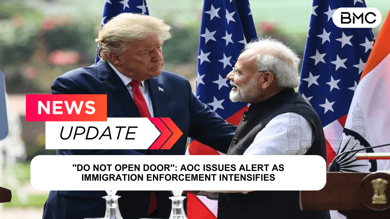 “Do Not Open Door”: AOC Issues Alert As Immigration Enforcement Intensifies